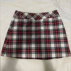 Plaid Mini skirt